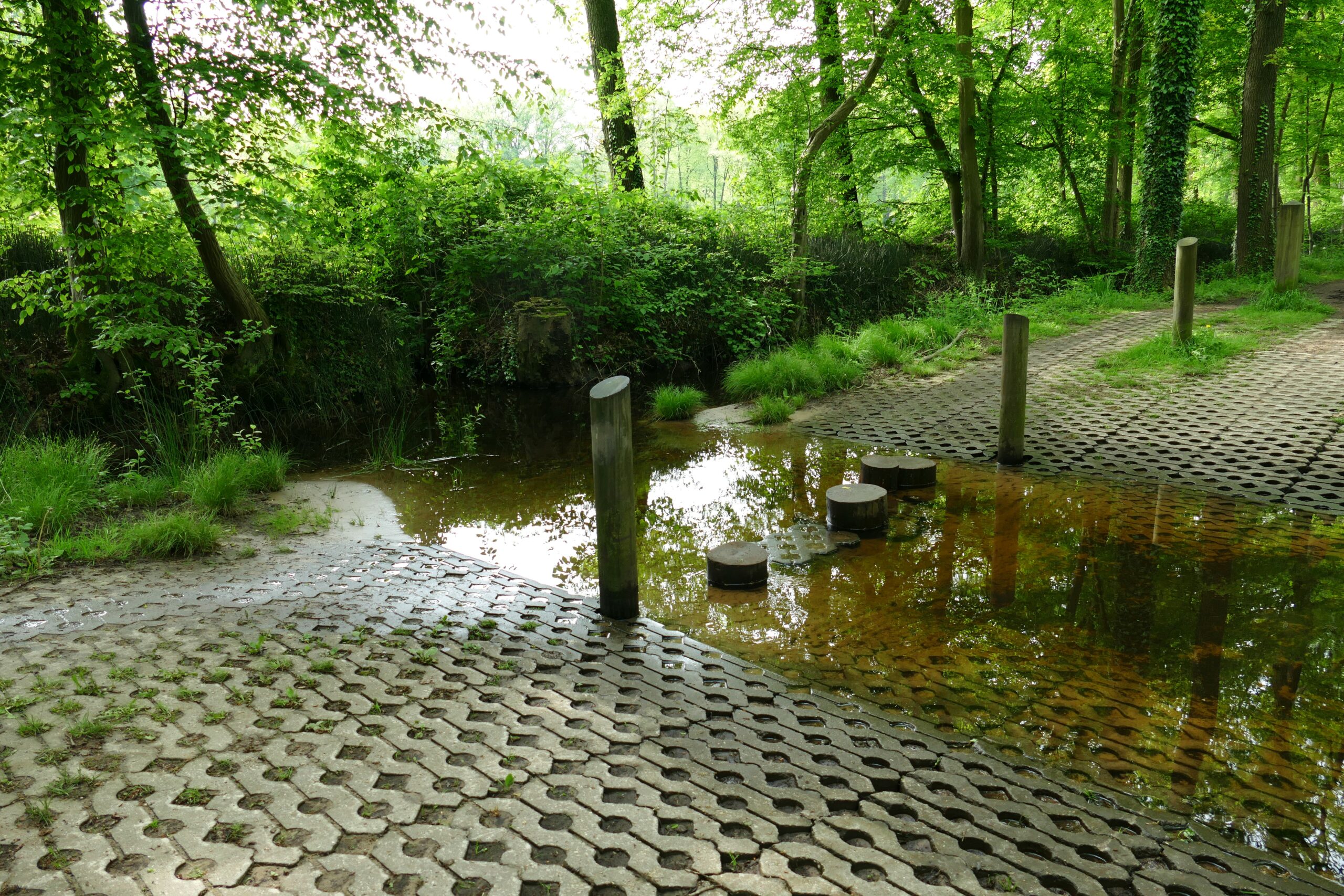 voorde weg om ros en lintum stepstenen